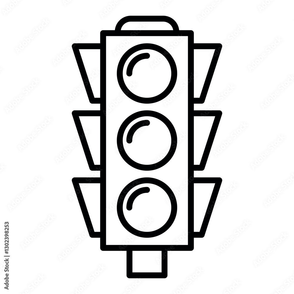 traffic light sign symbol vector flat icon traffic light sign symbol vector flat icon