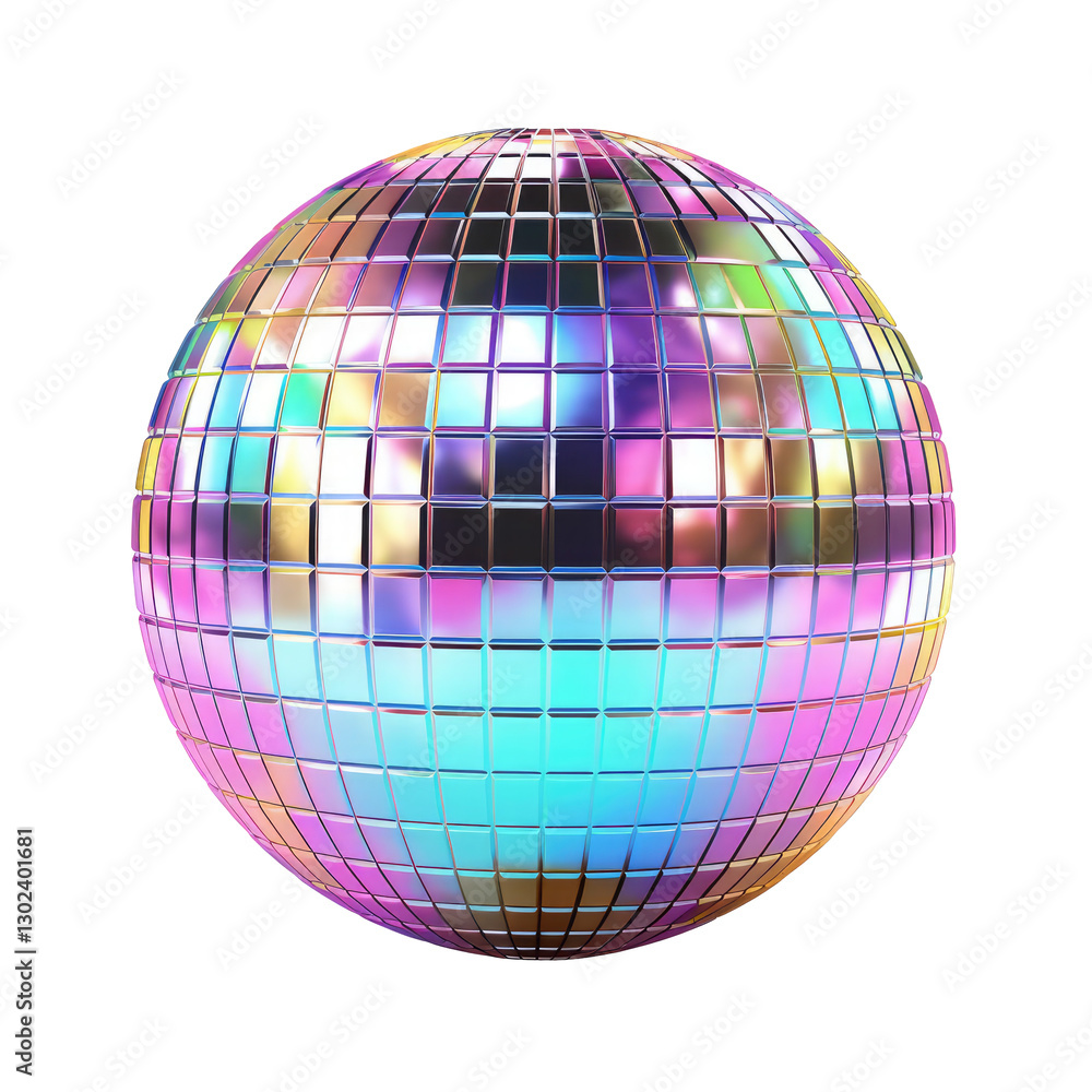 futuristic disco ball isolated on transparent background futuristic disco ball isolated on transparent background