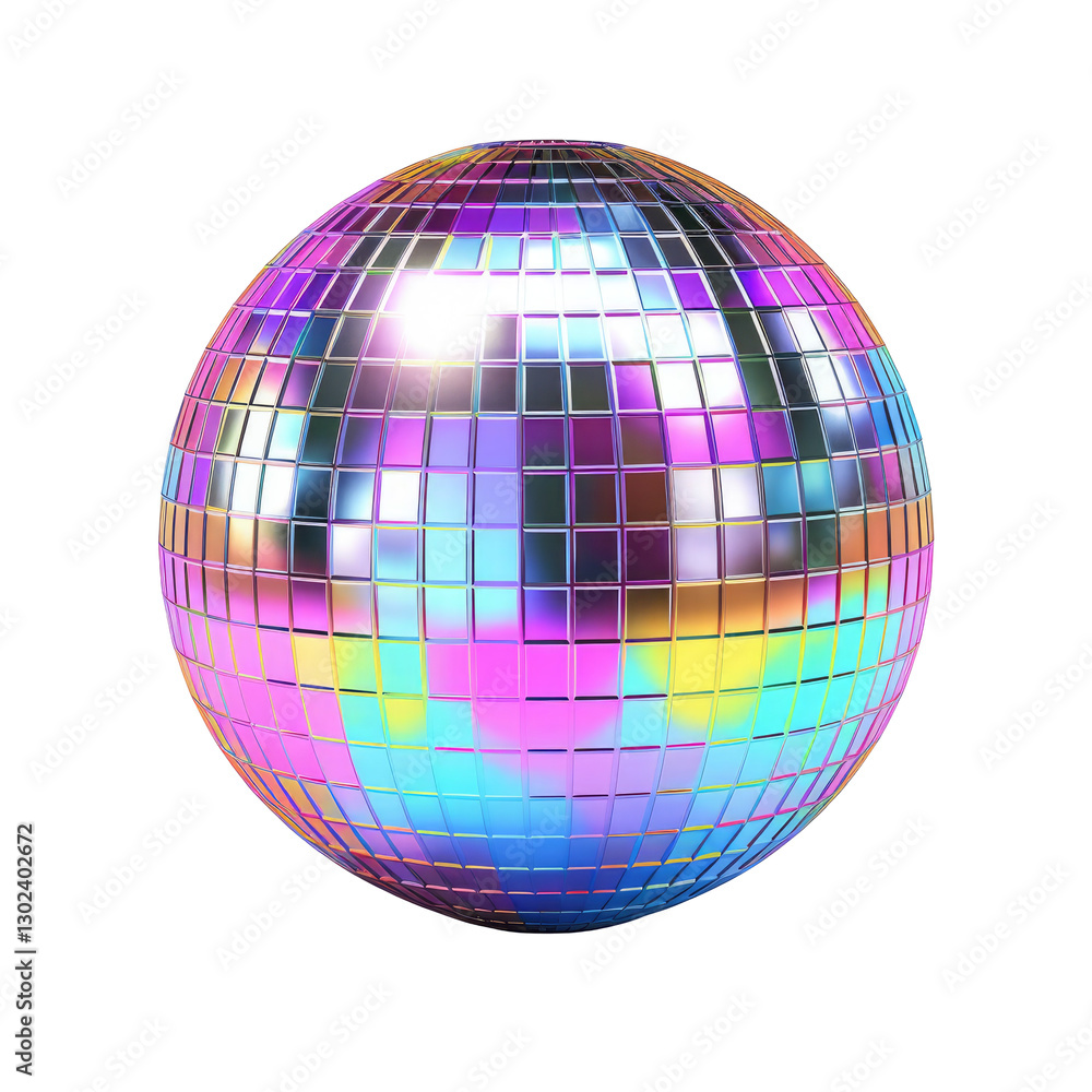 futuristic disco ball isolated on transparent background futuristic disco ball isolated on transparent background