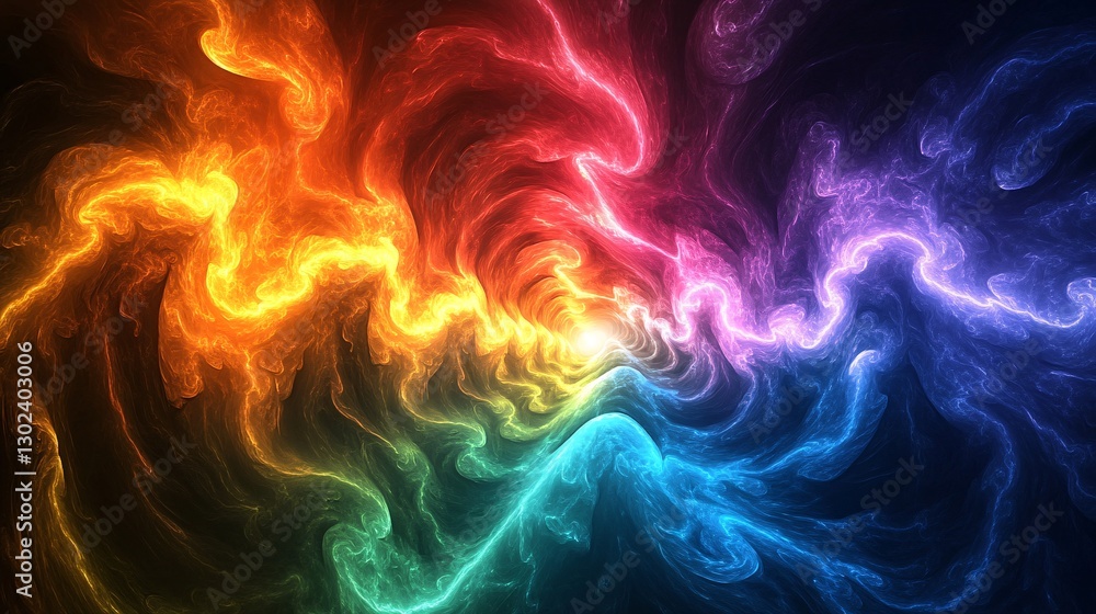 custom made wallpaper toronto digitalA colorful wormhole opening into a parallel universe of glowing light