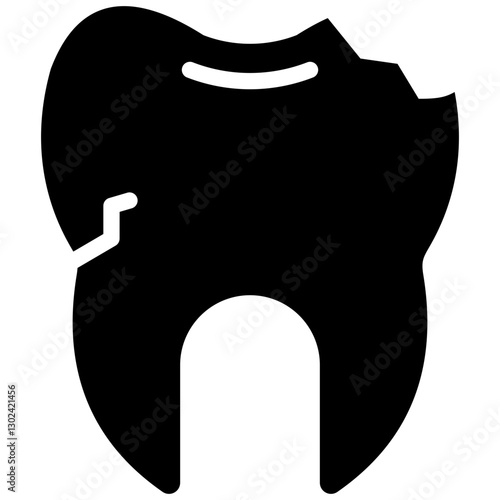 Broken Tooth Icon