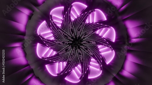 Experience the mesmerizing beauty of this Blooming Windmill Flower VJ Loop in stunning 4K resolution. Featuring a radiant, blooming flower-like windmill with smooth, dynamic motion