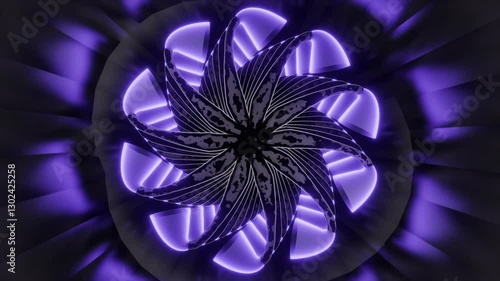 Experience the mesmerizing beauty of this Blooming Windmill Flower VJ Loop in stunning 4K resolution. Featuring a radiant, blooming flower-like windmill with smooth, dynamic motion