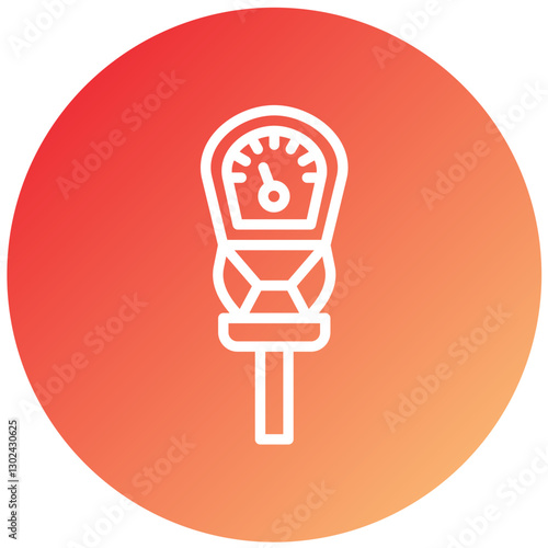 Vector Design Parking Meter Icon Style