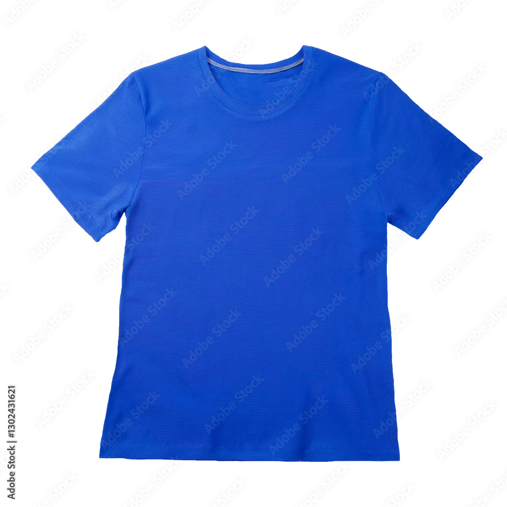 Blue t shirt for men isolated on transparent background Blue t shirt for men isolated on transparent background