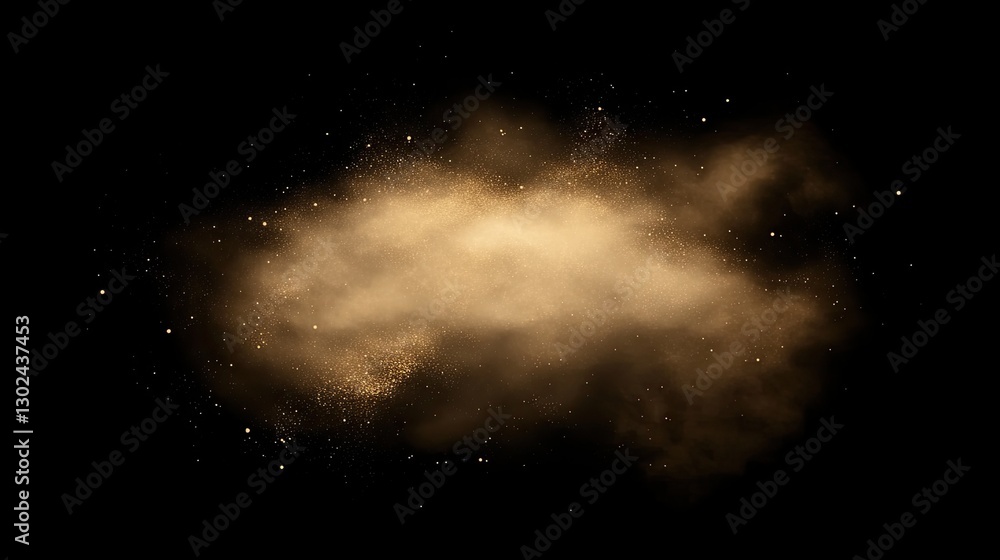 Fototapeta premium A soft light glow creating a hazy, abstract texture on a dark background, offering perfect space for copy or graphic design.