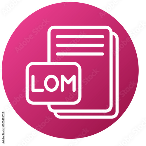 Vector Design LOM Icon Style