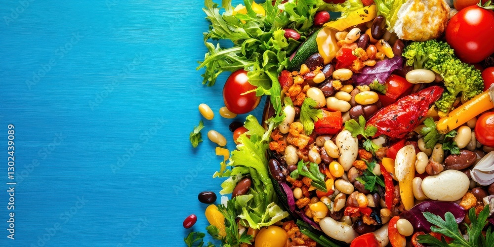 Fototapeta premium Various Beans Banner