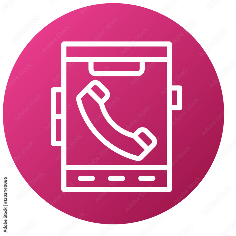 Vector Design Mobile Call Icon Style Vector Design Mobile Call Icon Style