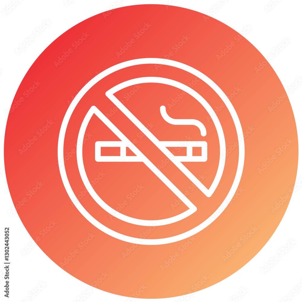 Vector Design No Smoking Icon Style Vector Design No Smoking Icon Style