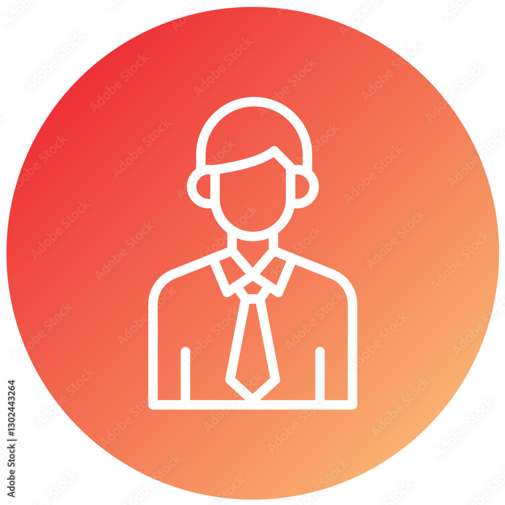 Vector Design Employee Icon Style Vector Design Employee Icon Style