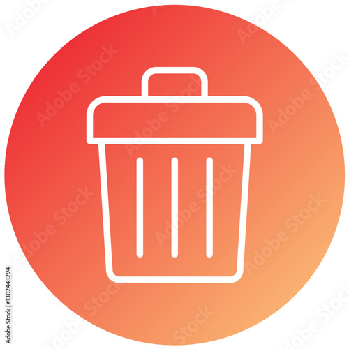 Vector Design Trash Icon Style