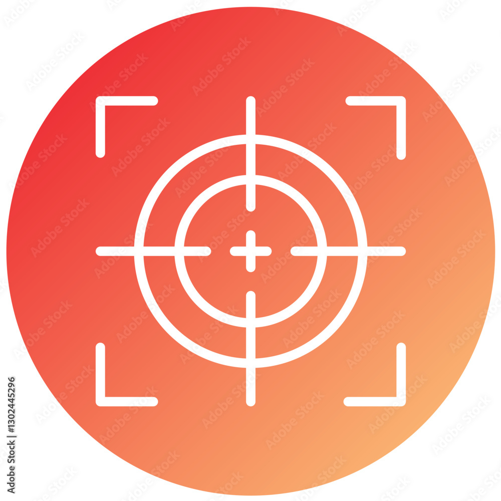 Crosshair Vector Design Icon Style Crosshair Vector Design Icon Style