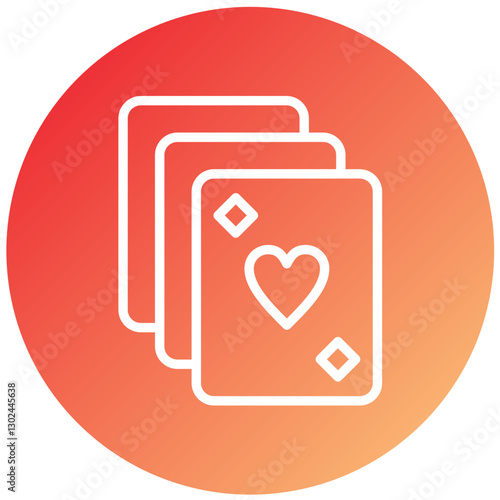 Card Deck Vector Design Icon Style