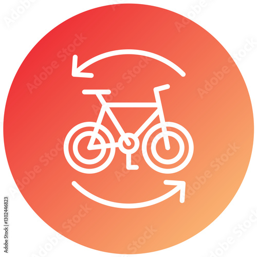 Bike Sharing Vector Design Icon Style