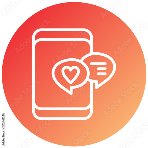 Love Confession Vector Design Icon Style