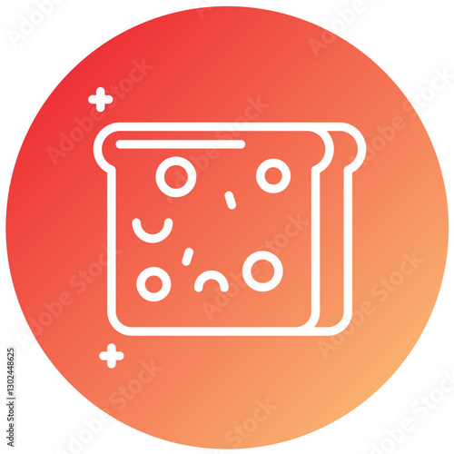 Whole Wheat Bread Vector Design Icon Style