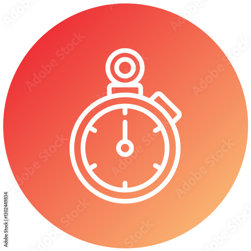 Stopwatch Vector Design Icon Style