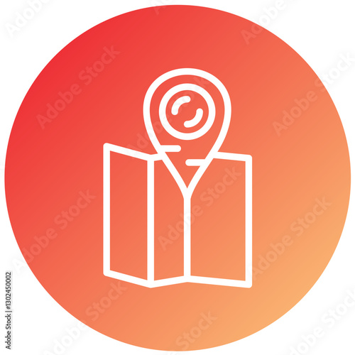 Pinpoint Vector Design Icon Style