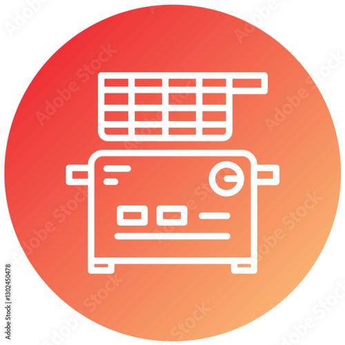 Vector Design Fryer Icon Style