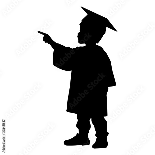 Graduation Student Silhouette Images: Free Resources for Designers