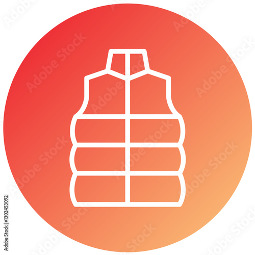 Vector Design Coat Vest Icon Style