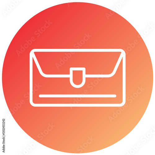 Vector Design Clutch Bag Icon Style
