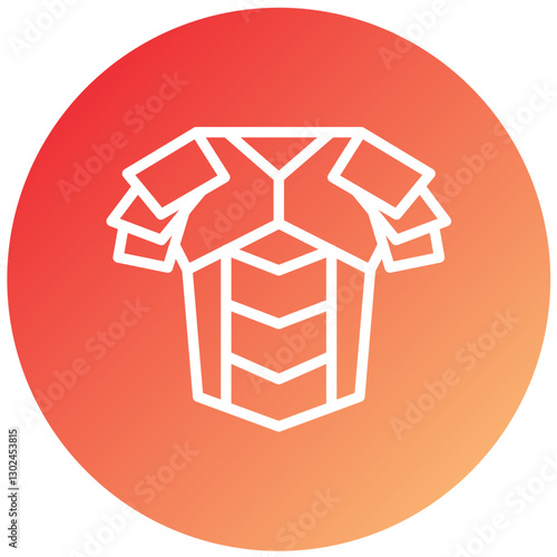 Vector Design Armor Icon Style