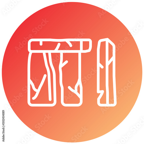 Vector Design Stonehenge Icon Style