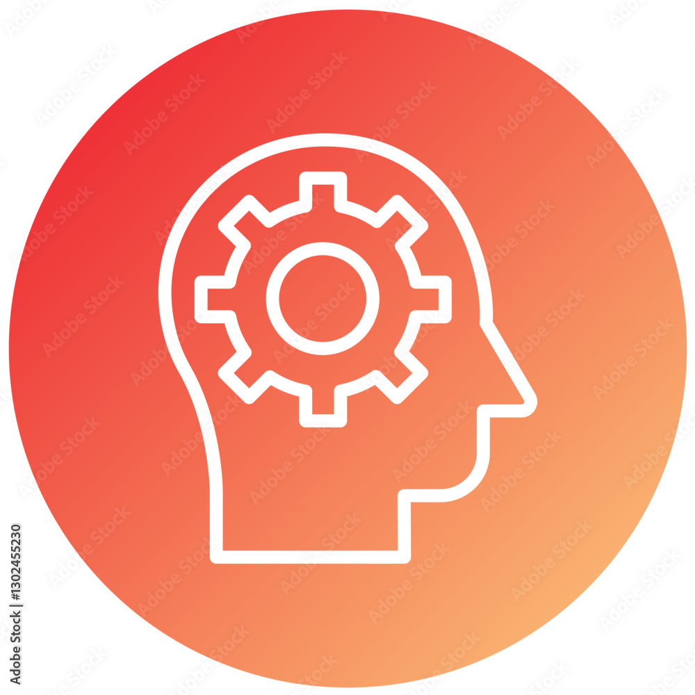 Vector Design Critical Thinking Icon Style Vector Design Critical Thinking Icon Style
