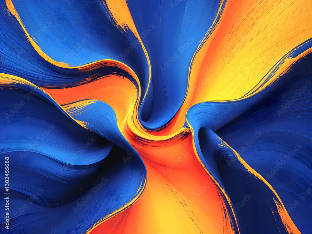 Abstract wall art, oil on canvas digital art, artistic painting, minimalist background, colour splash wallpaper design