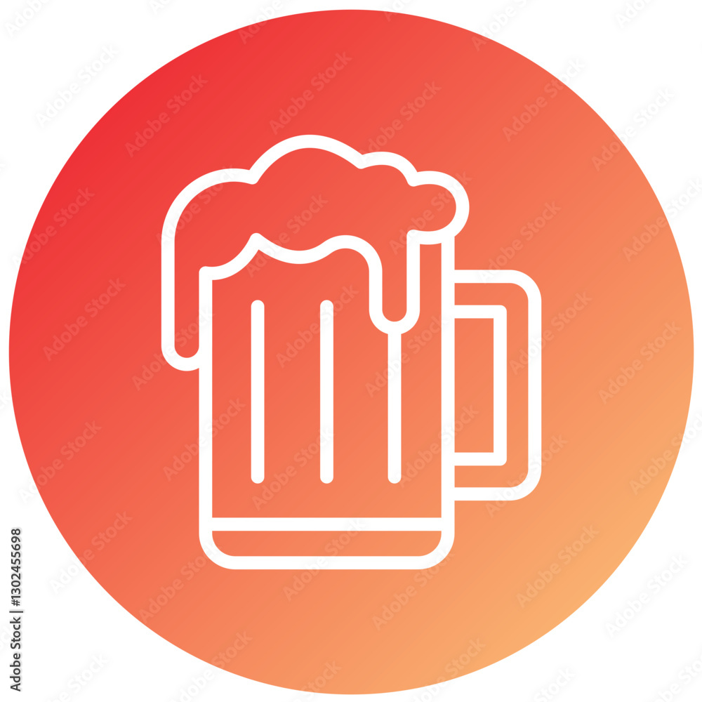 Vector Design Beer Icon Style Vector Design Beer Icon Style