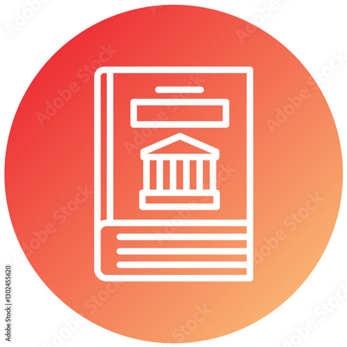 Vector Design Literary Mythology Icon Style