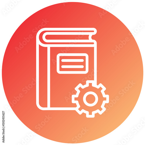Vector Design Literary Theory Icon Style