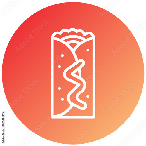 Vector Design Chimichanga Icon Style