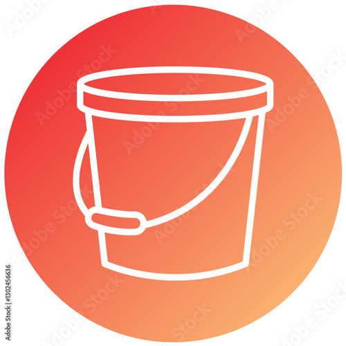 Vector Design Pail Icon Style