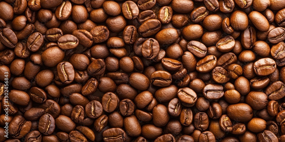 Fototapeta premium Coffee Beans Banner