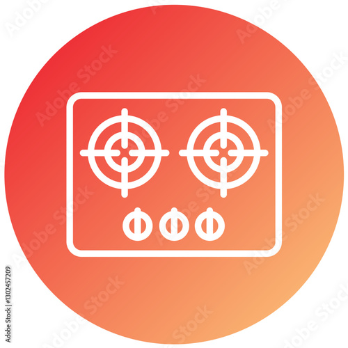 Vector Design Gas Stove Icon Style