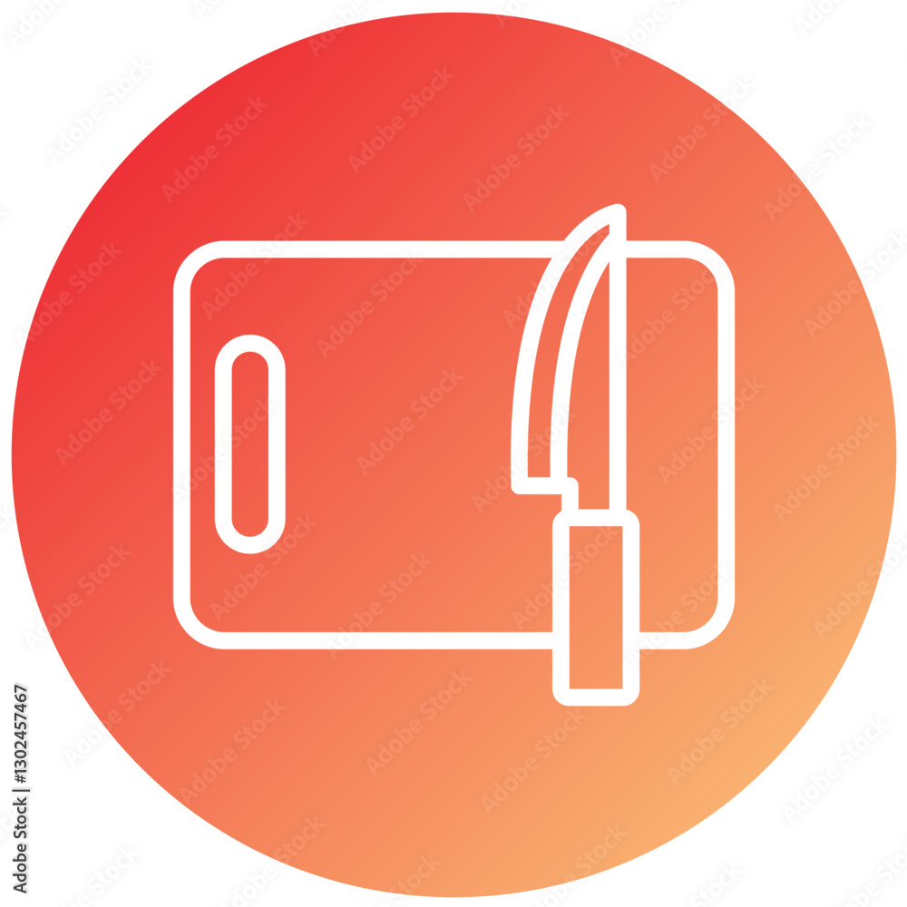 Vector Design Chopping Board Icon Style Vector Design Chopping Board Icon Style