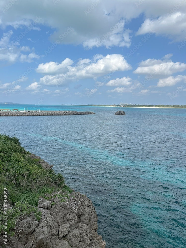 Obraz premium 来間島の海