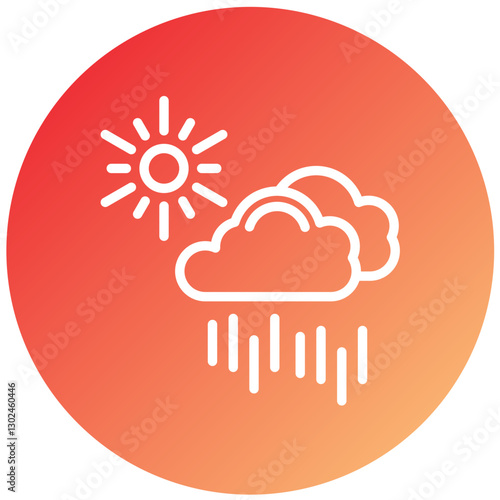 Vector Design Drizzle Icon Style
