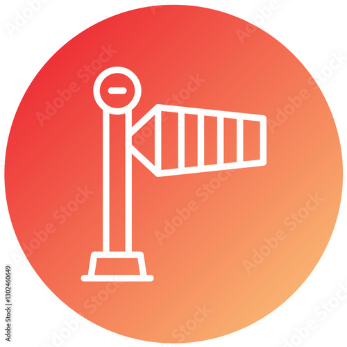 Vector Design Windsock Icon Style
