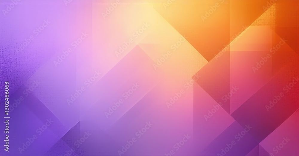 Gradient abstract geometric background warm amber blending soft lilac fine grainy noise texture dynamic layered depth glowing neon accents bright colorful design