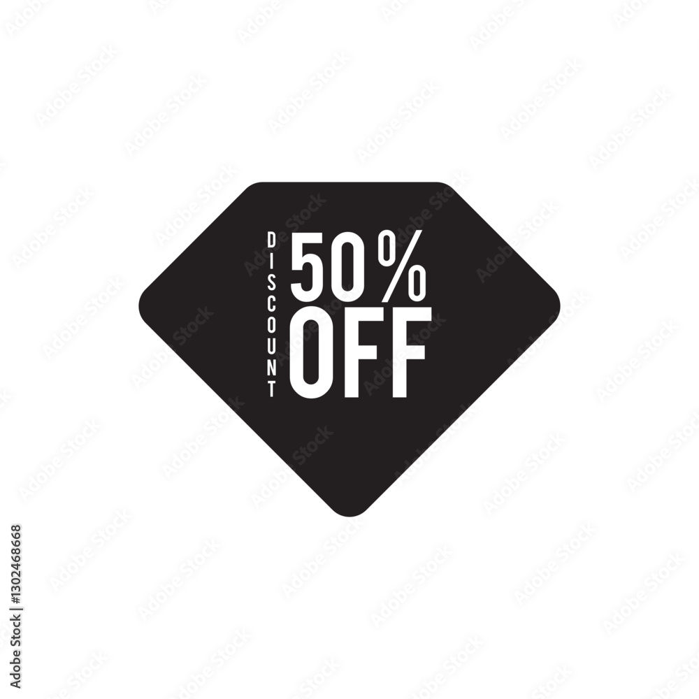 50% Off - Speech Bubble, Banner, Paper, Label Template. Vector Stock Illustration 50% Off - Speech Bubble, Banner, Paper, Label Template. Vector Stock Illustration