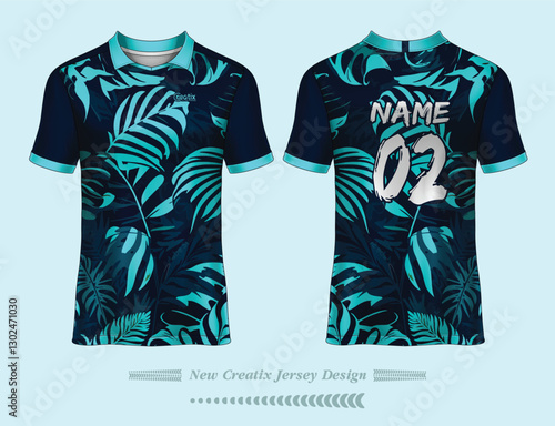Vector futuristic abstract background pattern for sport jersey design