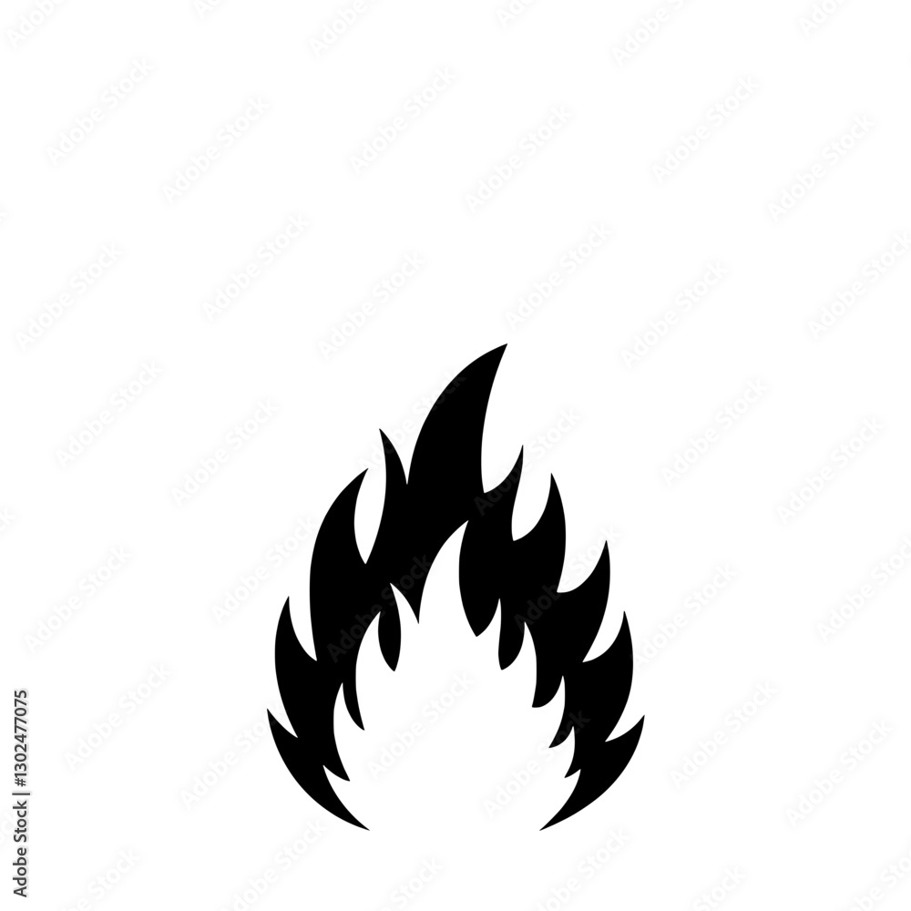 Fiery Emblem: A stylized, silhouetted flame dances dynamically, symbolizing energy and transformation, embodying elemental power. Fiery Emblem: A stylized, silhouetted flame dances dynamically, symbolizing energy and transformation, embodying elemental power.