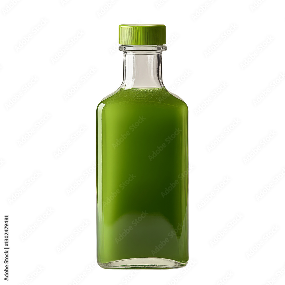 Green drink bottle transparent background refreshing beverage studio setting Green drink bottle transparent background refreshing beverage studio setting