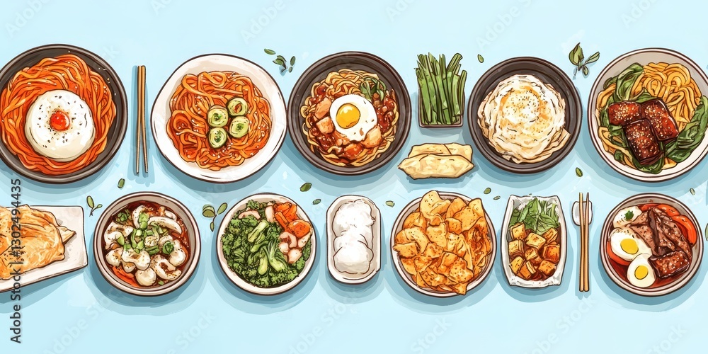 Asian Food Banner Asian Food Banner