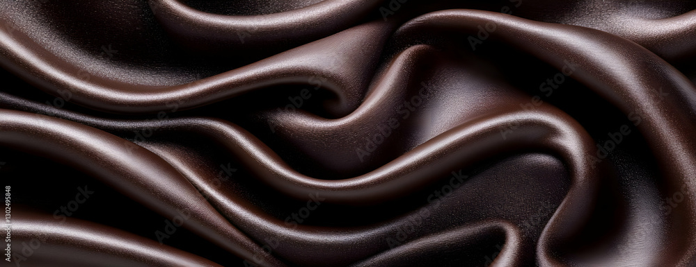 Brown silk fabric texture background Brown silk fabric texture background