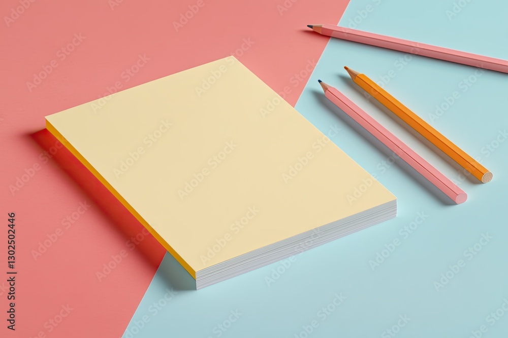 Sharp Image of Stationeries on Dual Background Sharp Image of Stationeries on Dual Background